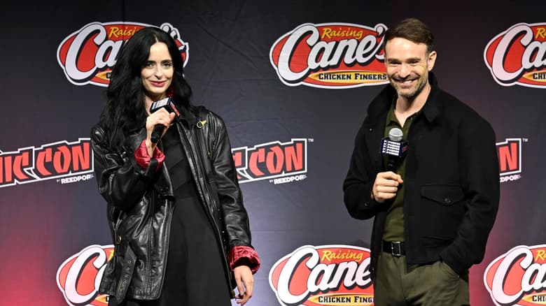 'Daredevil: Born Again' stars Krysten Ritter and Charlie Cox