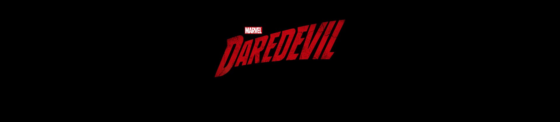 Marvel's Daredevil TV Show Logo On Black