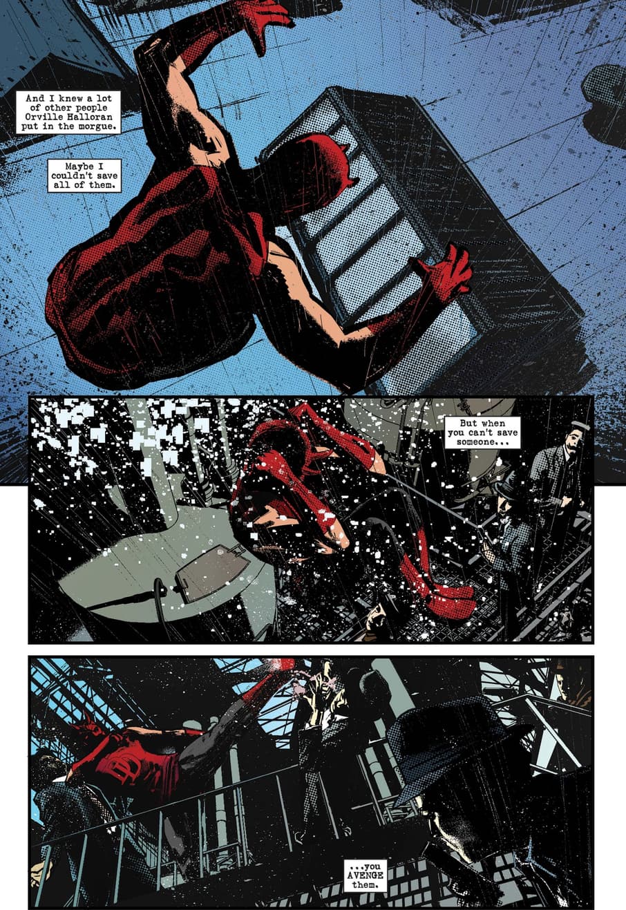 Matt Murdock in DAREDEVIL NOIR (2009) #1