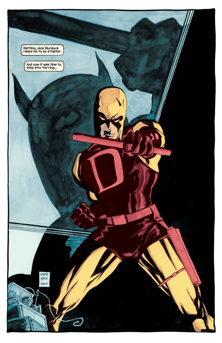 DAREDEVIL: YELLOW (2001) #1 page by Jeph Loeb and Tim Sale