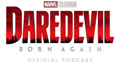 The Daredevil: Born Again Official Podcast Logo