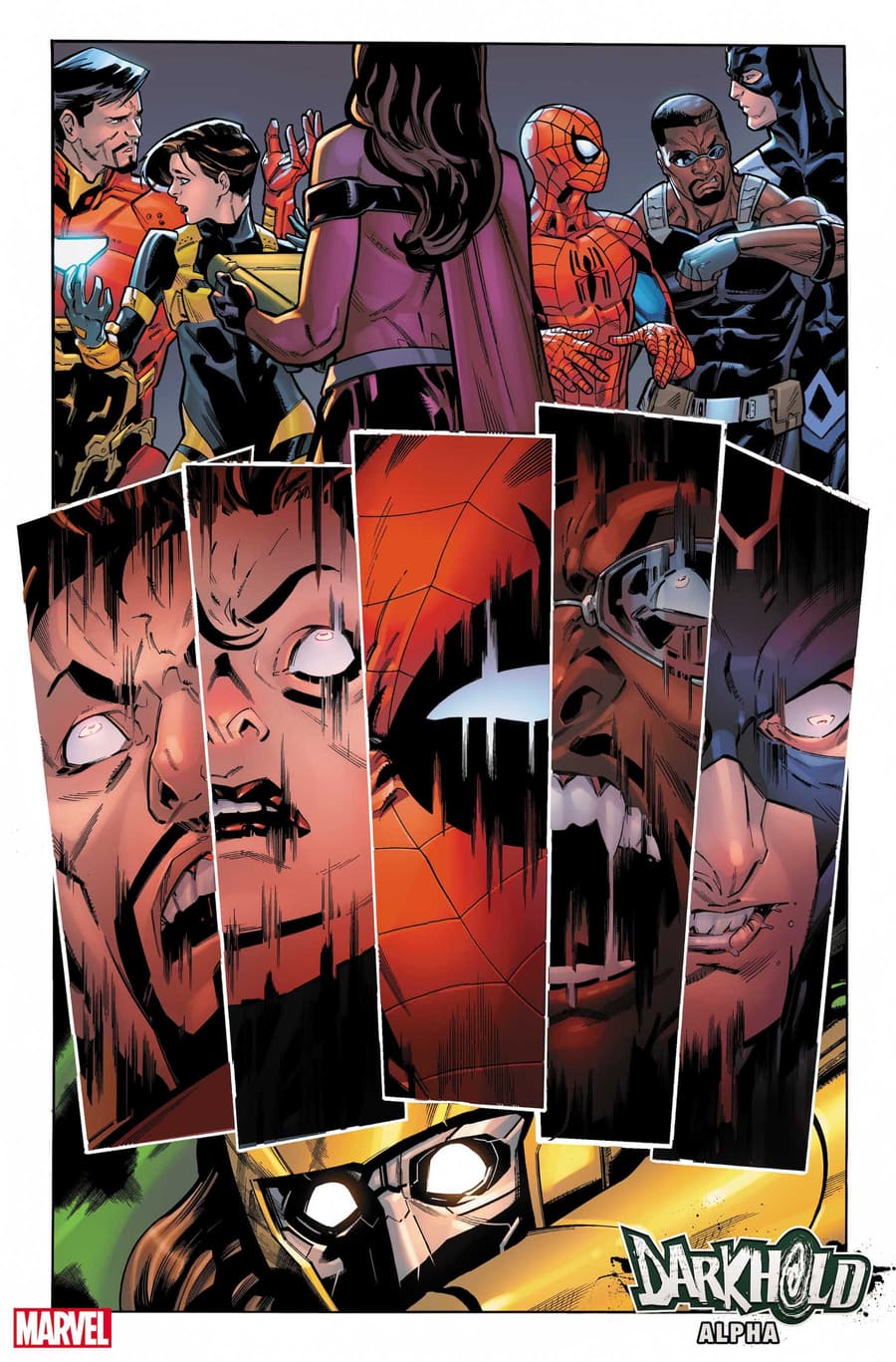 THE DARKHOLD ALPHA #1 preview art by Cian Tormey with colors by Jesus Aburtov