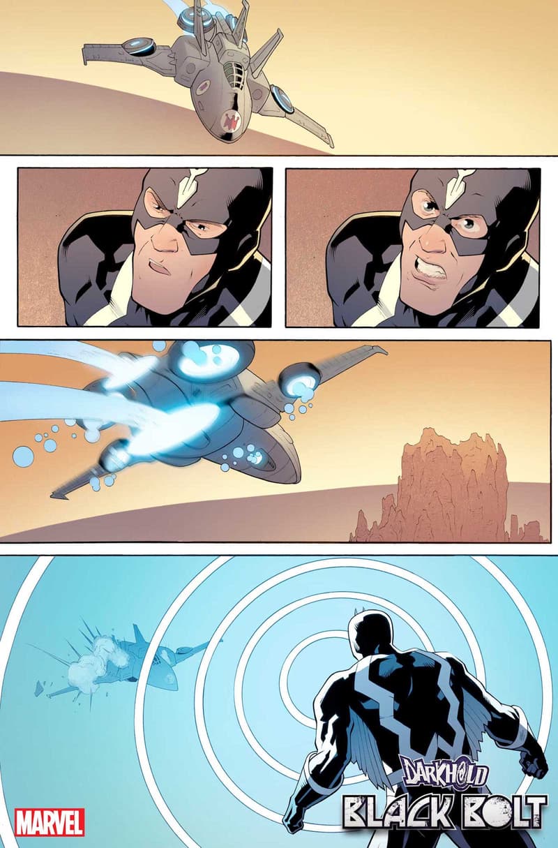 THE DARKHOLD: BLACK BOLT #1 preview art by David Cutler with inks by Roberto Poggi and colors by Matt Milla