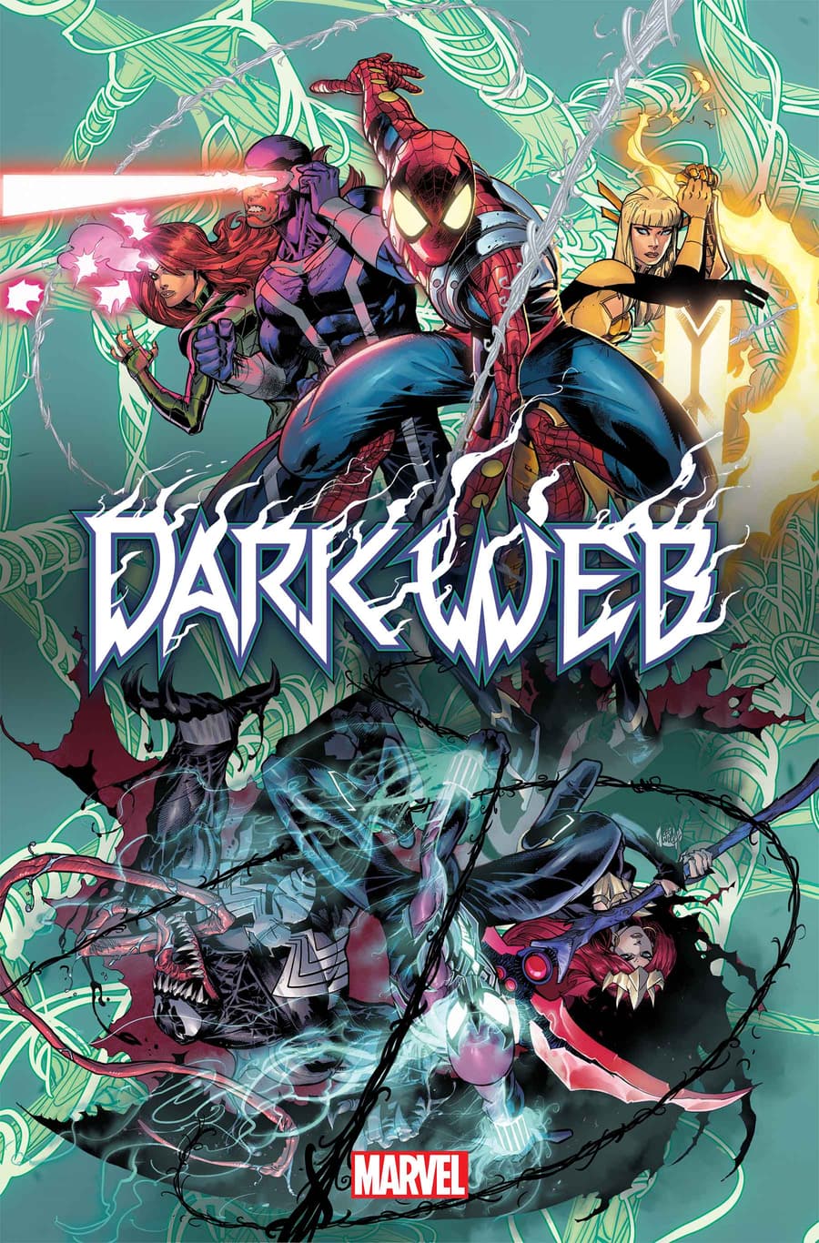 Dark Web Cover by ADAM KUBERT