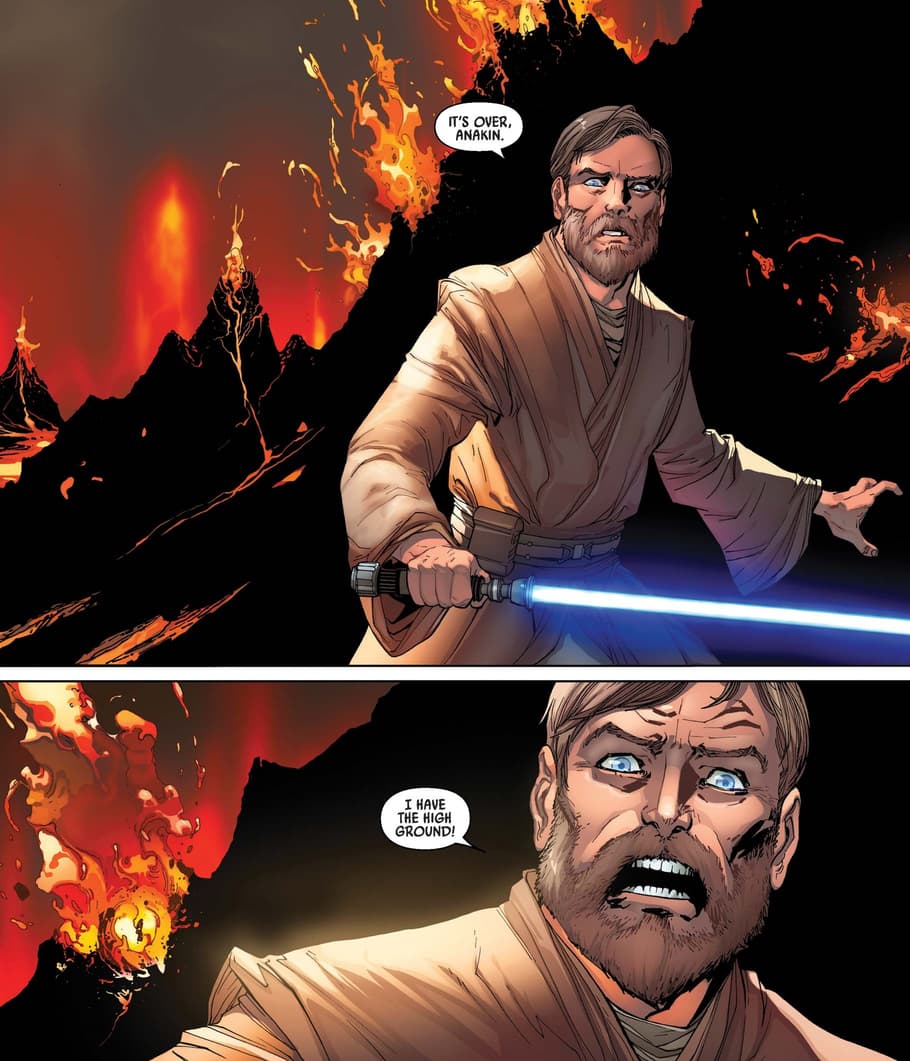 A visit to Mustafar in DARTH VADER (2017) #13.