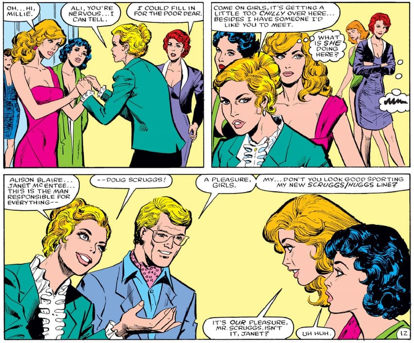 Dazzler is signed by Millie’s Models in DAZZLER (1981) #34!