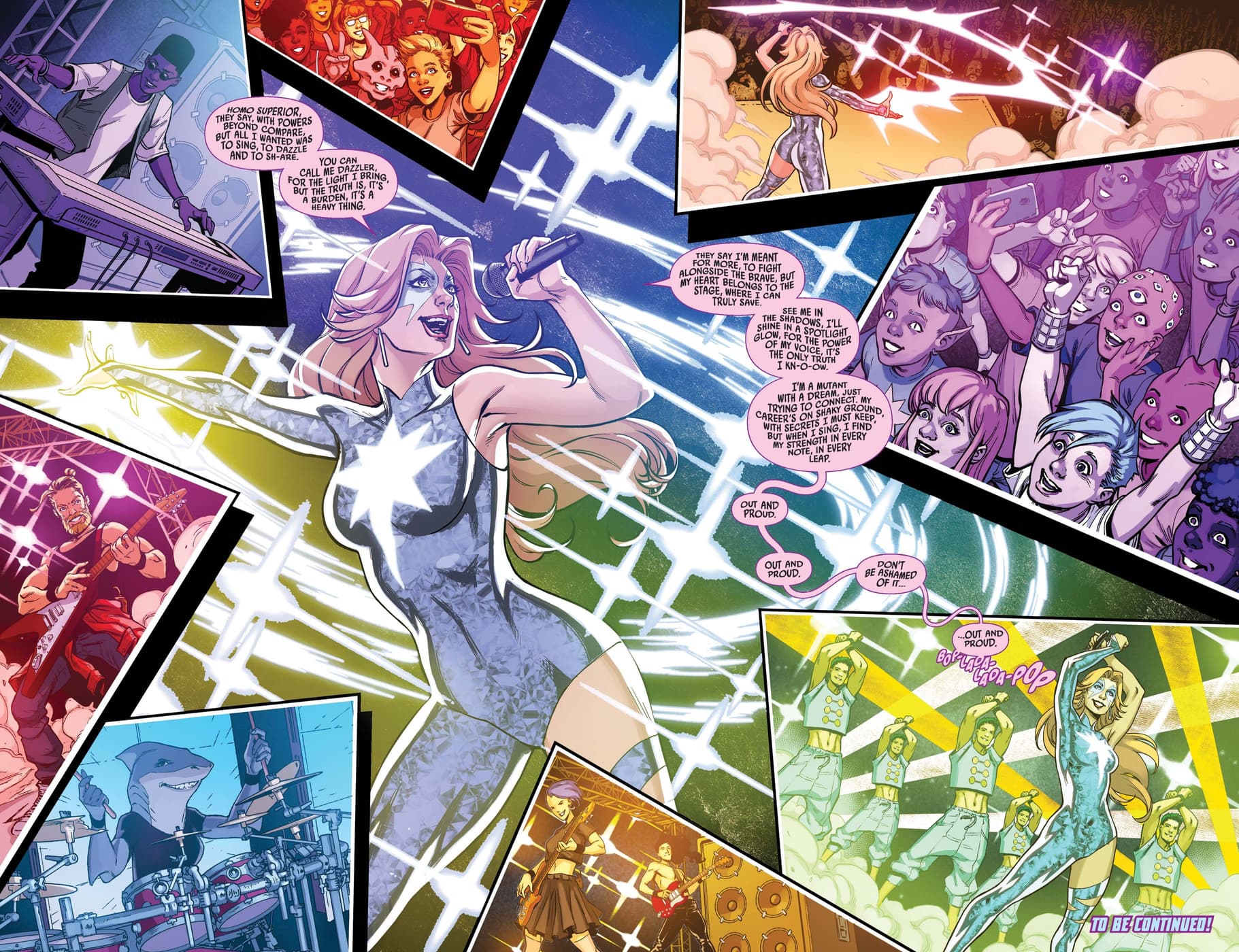 DAZZLER (2024) #1 page by Jason Loo and Rafael Loureiro