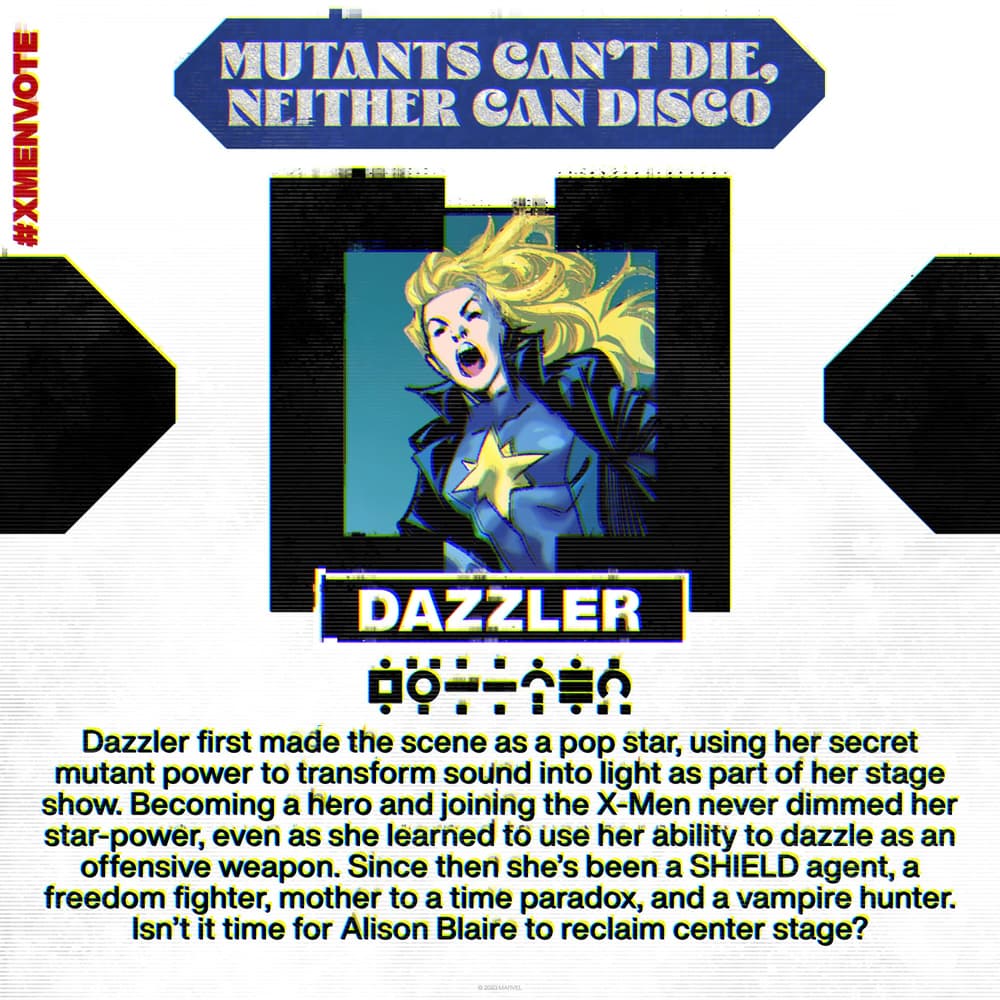 X-Men Election 2023: Dazzler Profile