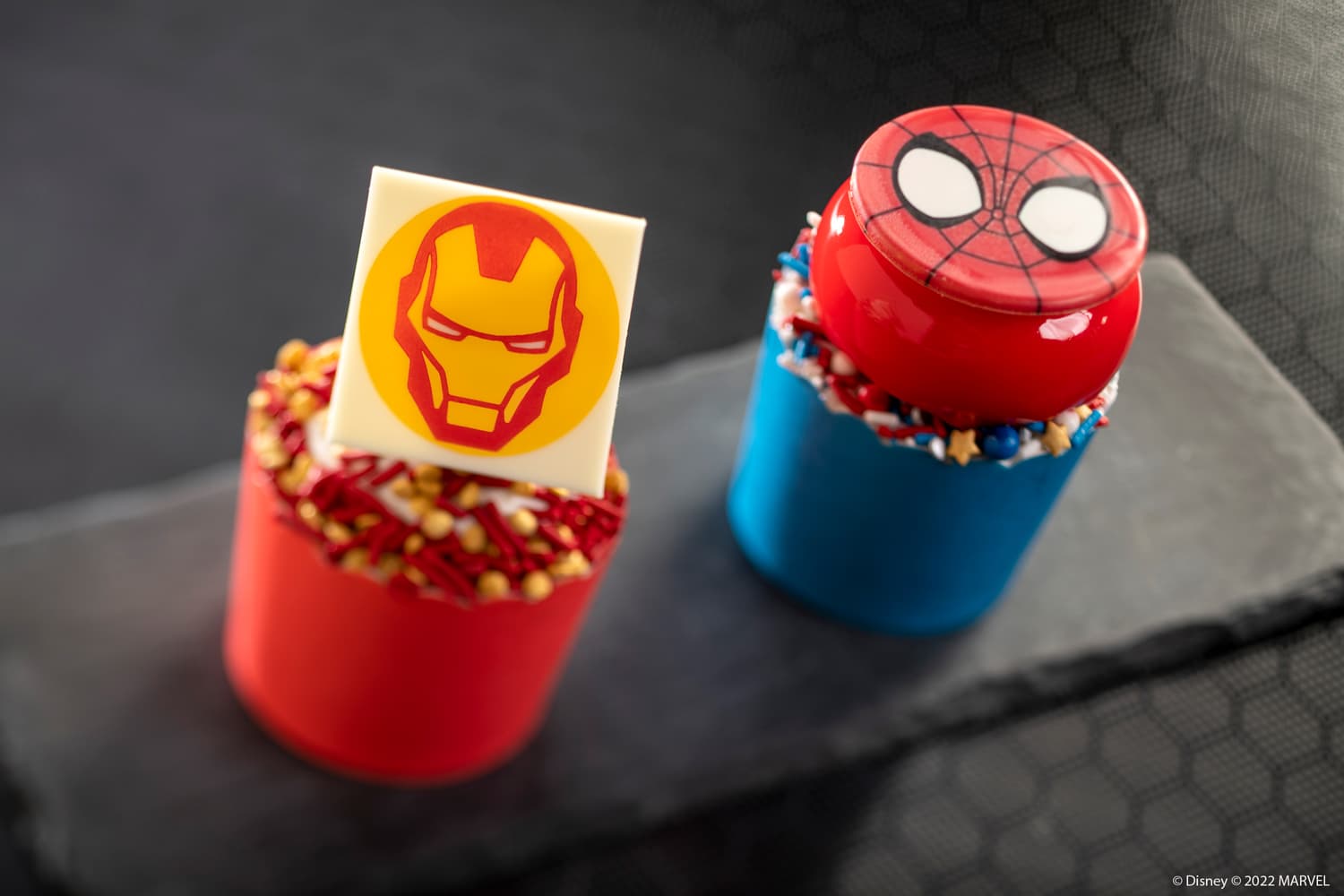 Iron Man and Spider-Man Cupcakes
