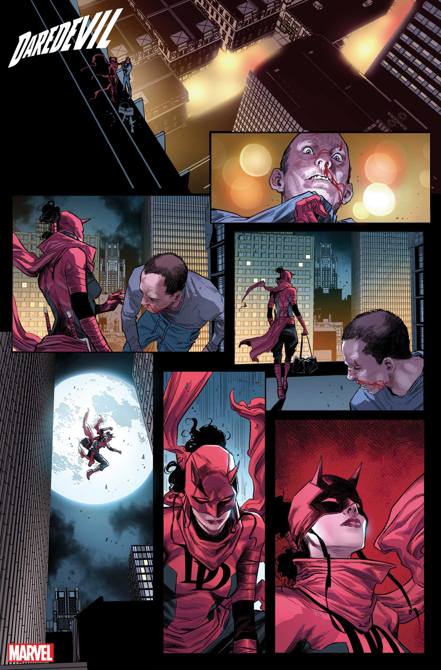 DAREDEVIL #26 preview art by Marco Checchetto and Marcio Menyz