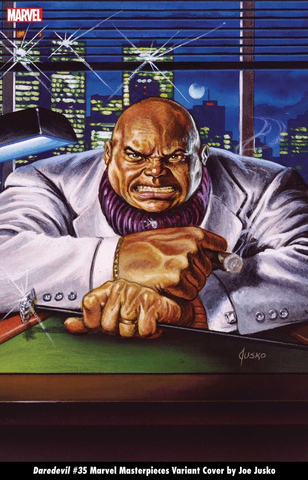 DAREDEVIL #35 MARVEL MASTERPIECES VARIANT COVER by JOE JUSKO