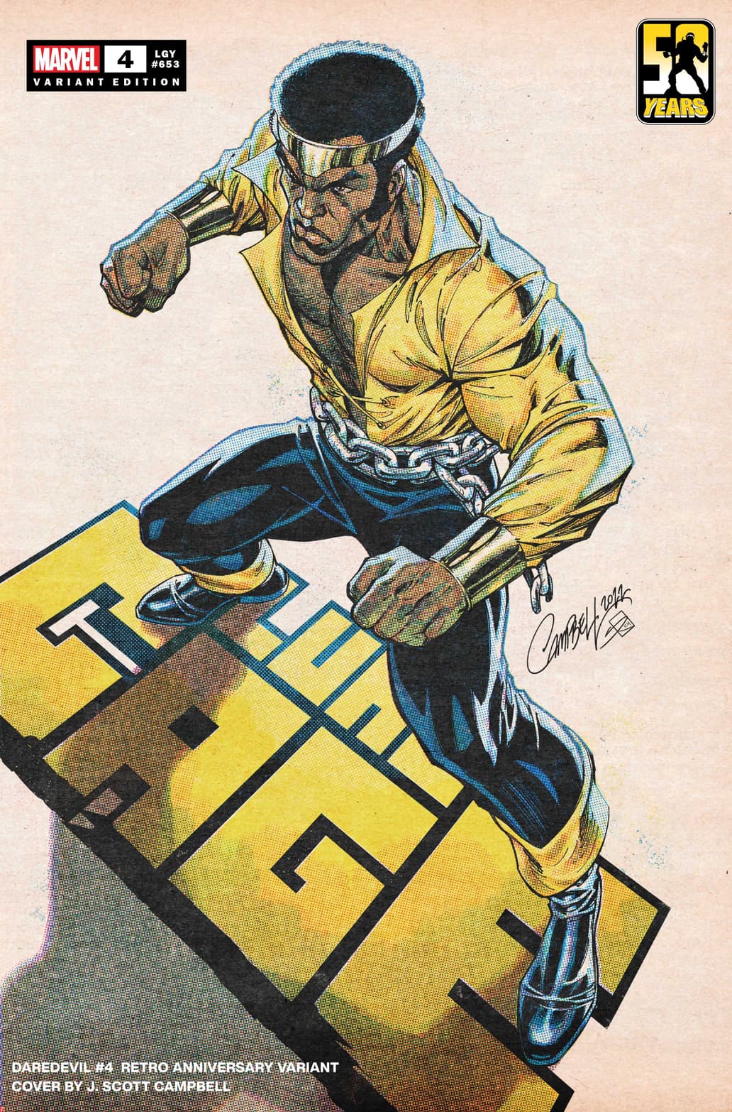 Retro Luke Cage by J. Scott Campbell