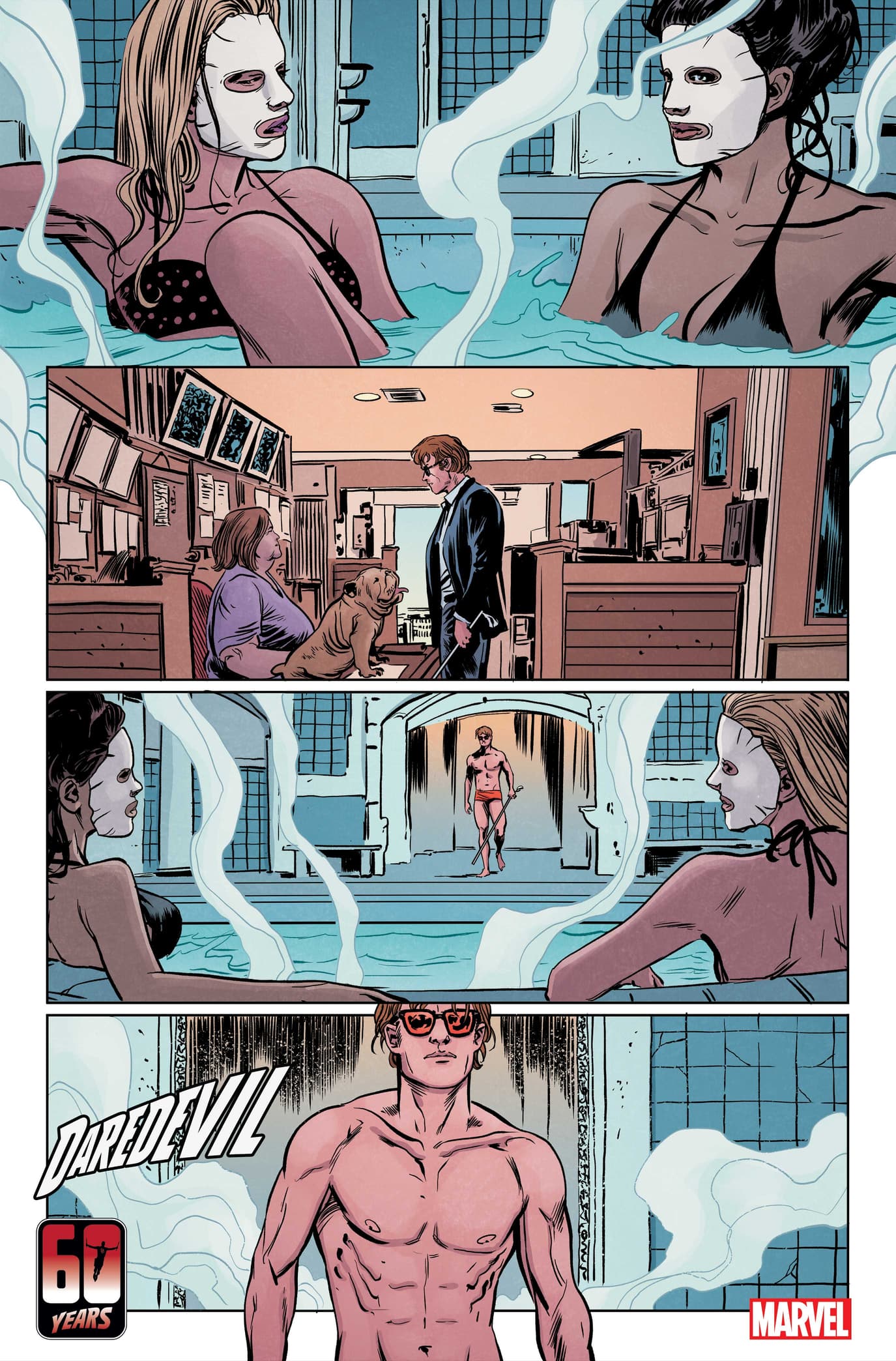 DAREDEVIL #8 story by Ann Nocenti and Stefano Rafaelle