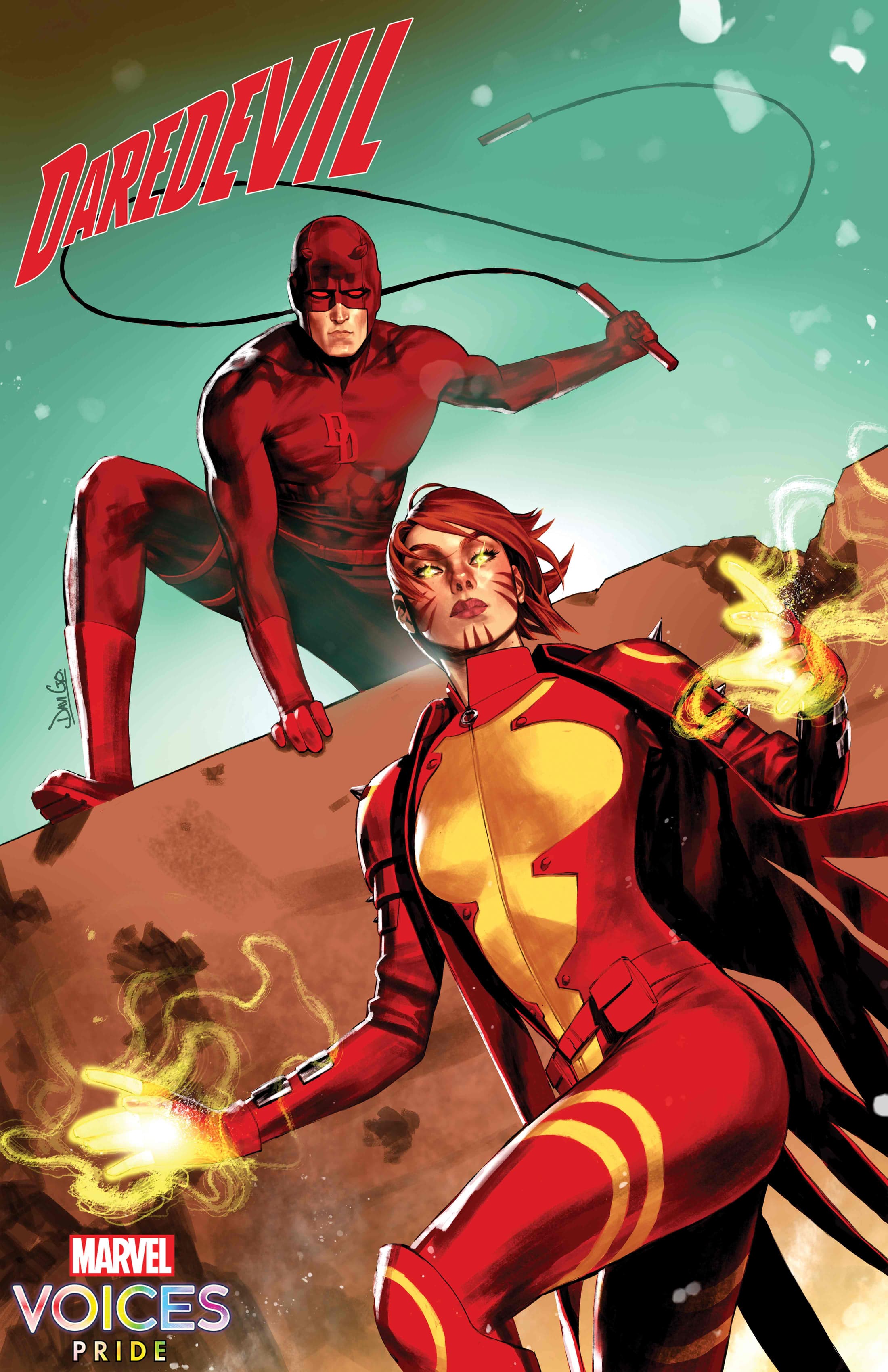 DAREDEVIL #10 PRIDE ALLIES VARIANT COVER BY DAVI GO 