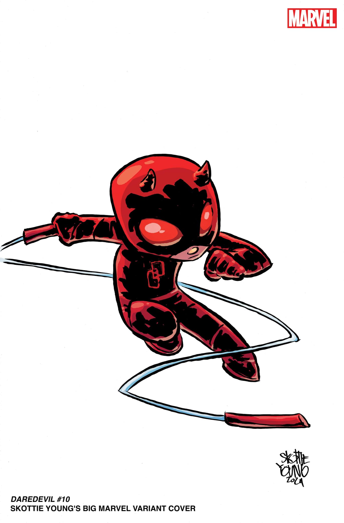 DAREDEVIL #10 Skottie Young's Big Marvel Variant Cover