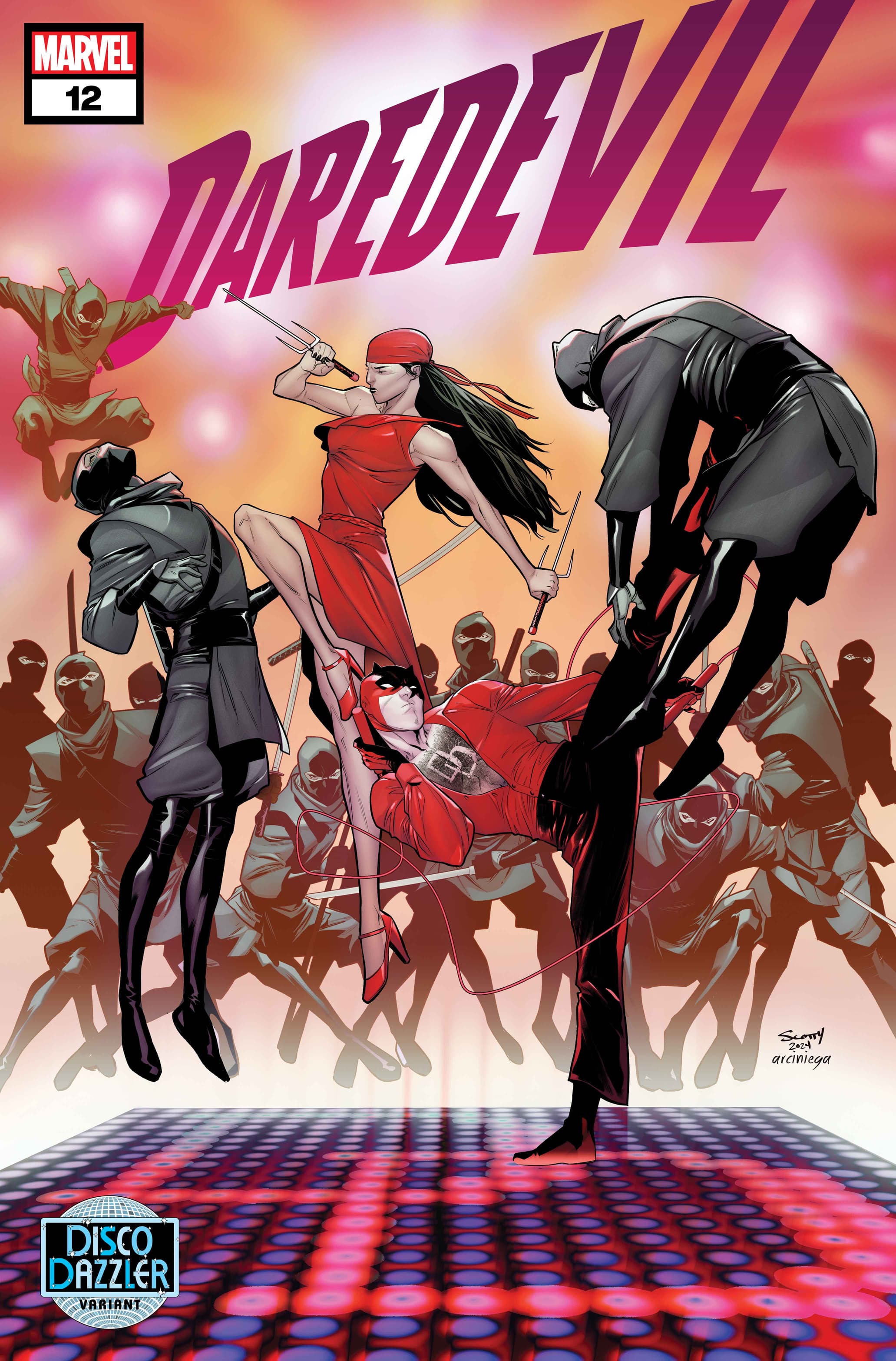 DAREDEVIL #12 Disco Dazzler Variant Cover by Scott Godlewski