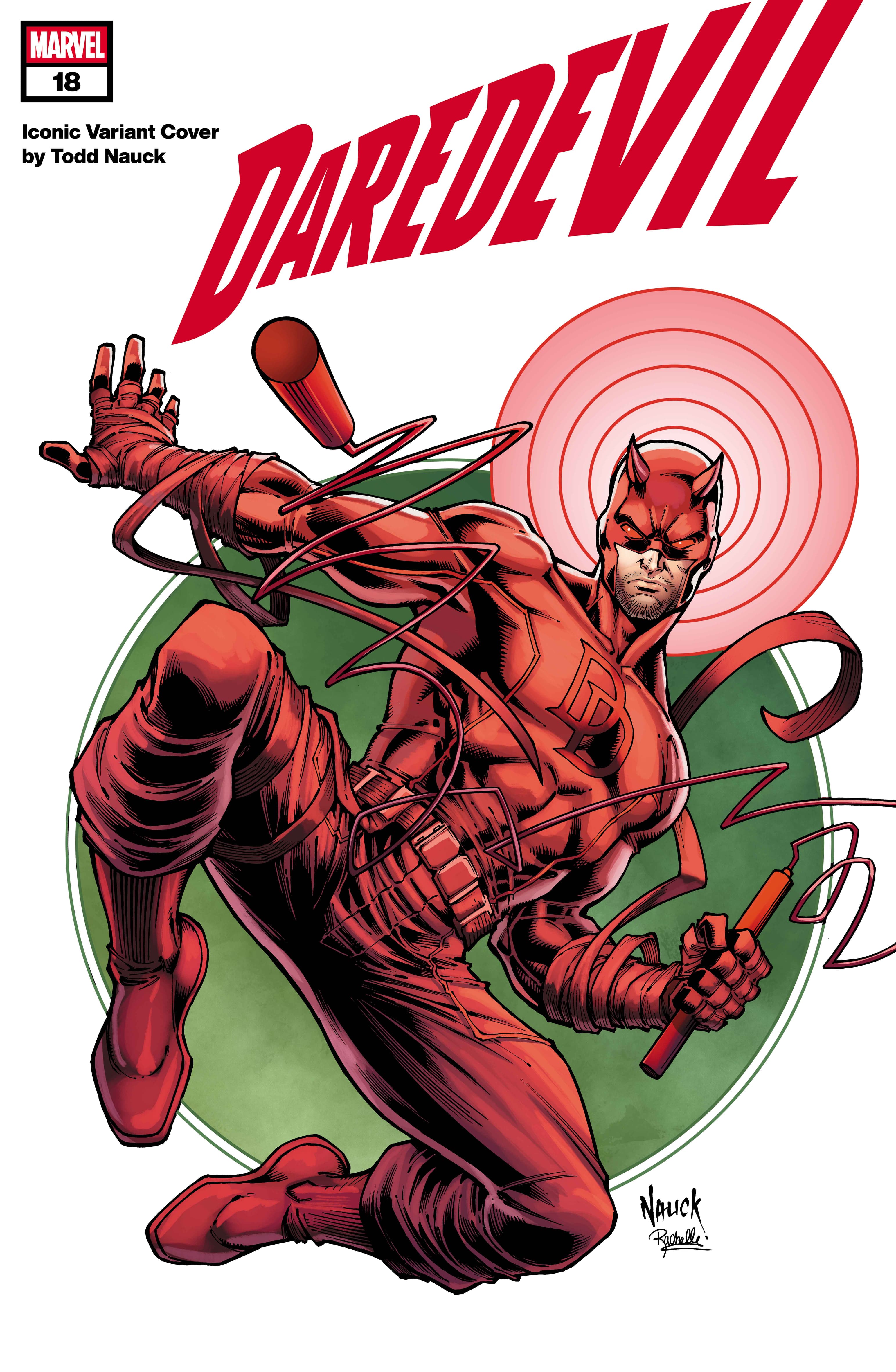 DAREDEVIL #18 Iconic Variant Cover by TODD NAUCK