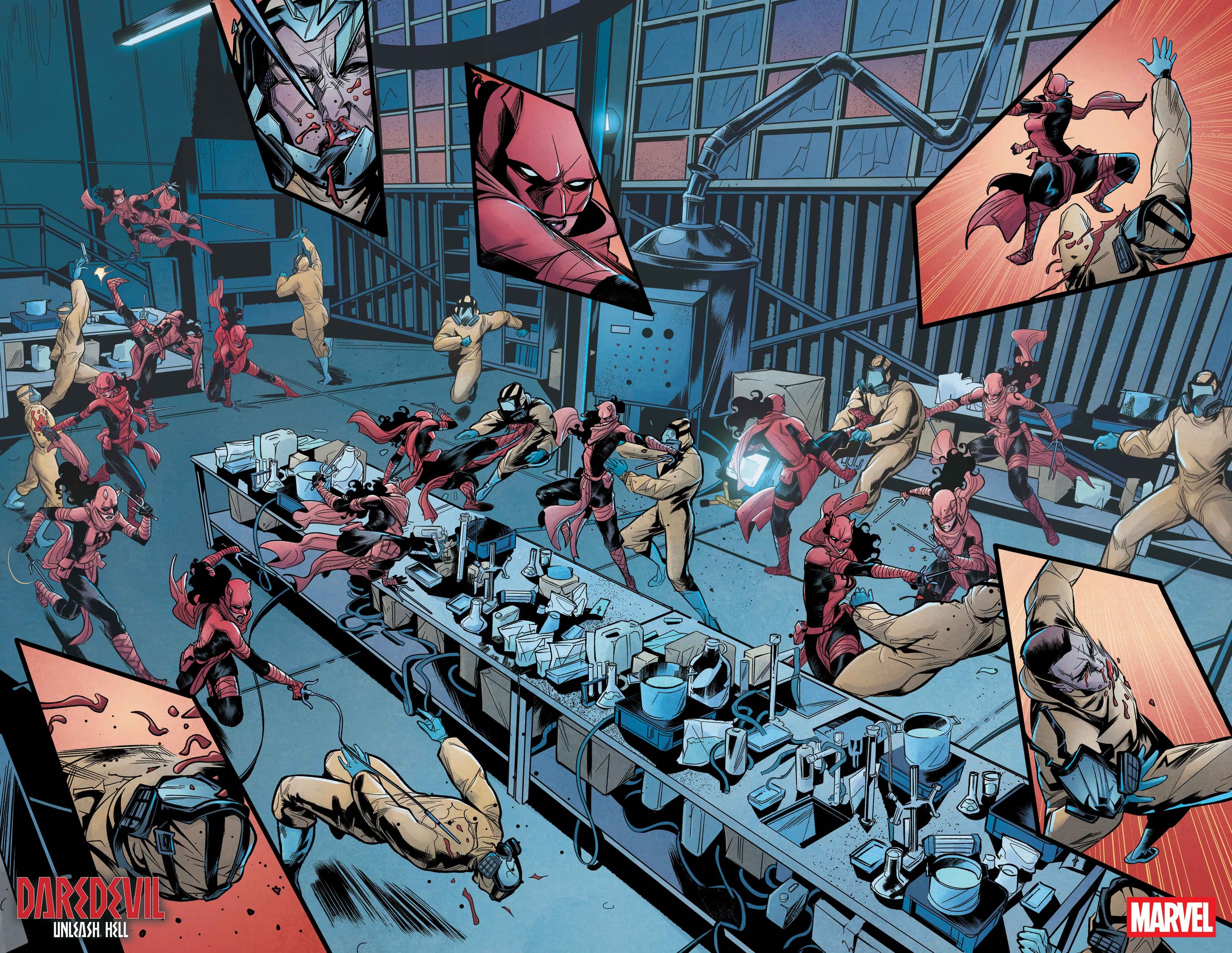 DAREDEVIL: UNLEASH HELL – RED BAND #1 art by Valentina Pinti