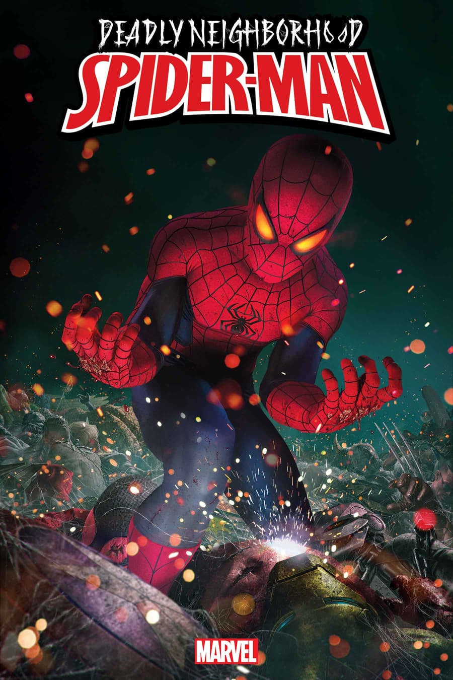 Deadly Neighborhood Spider-Man #1 cover by R Rahzzah