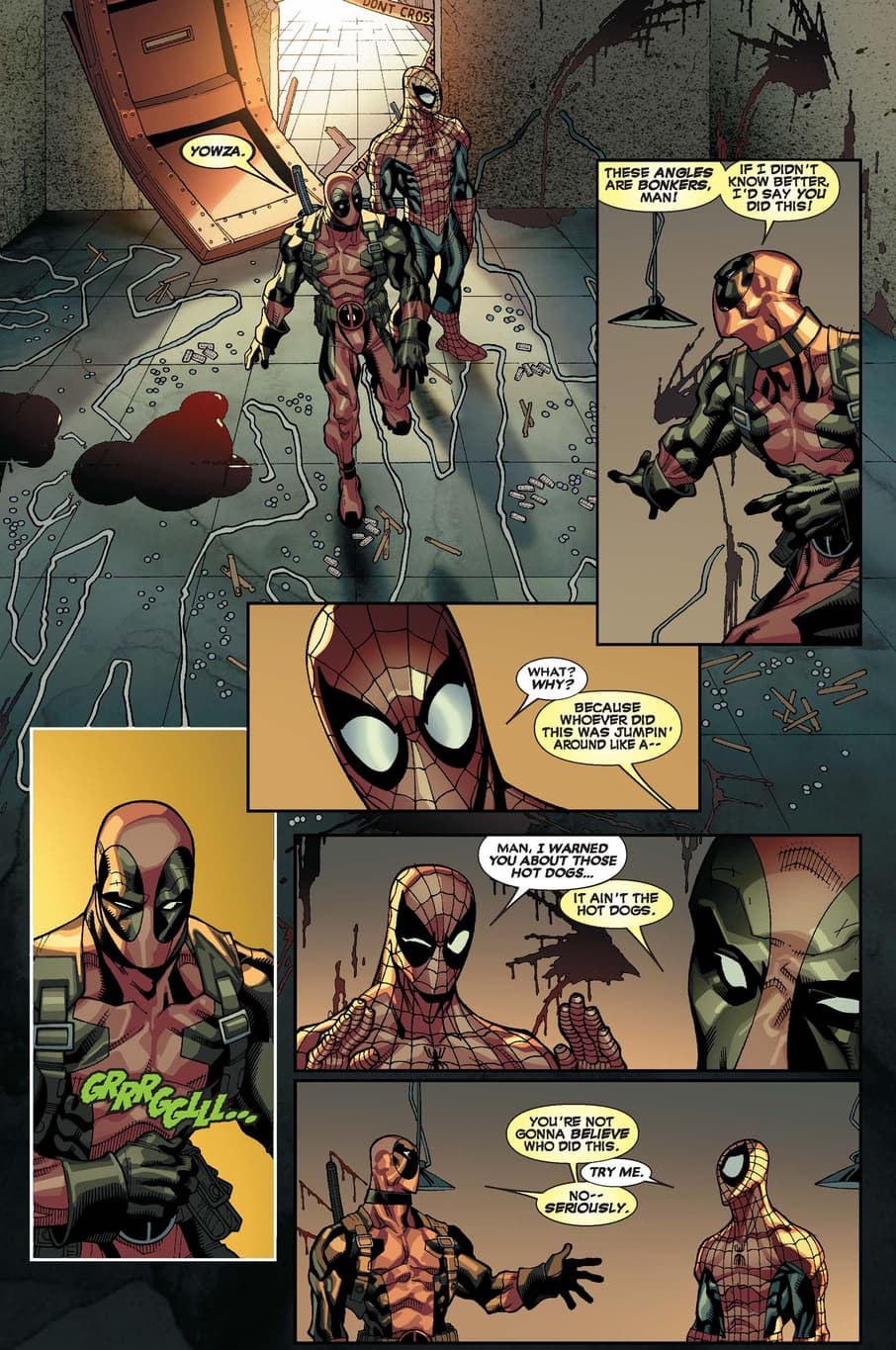 Deadpool suspects Hit-Monkey of a hit.