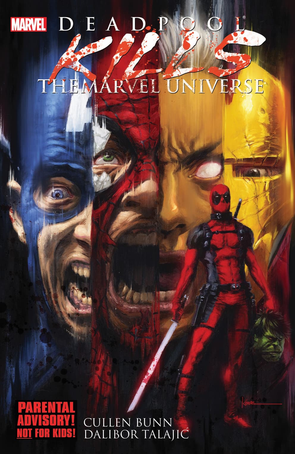 DEADPOOL KILLS THE MARVEL UNIVERSE cover by Kaare Andrews