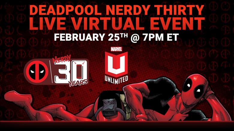 Deadpool Nerdy Thirty Anniversary