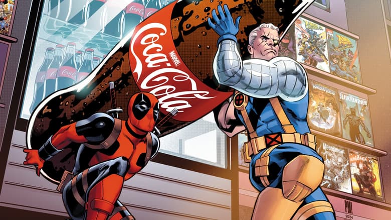 DEADPOOL TEAM-UP #1 Marvel & Coca-Cola Variant Cover by Paco Medina