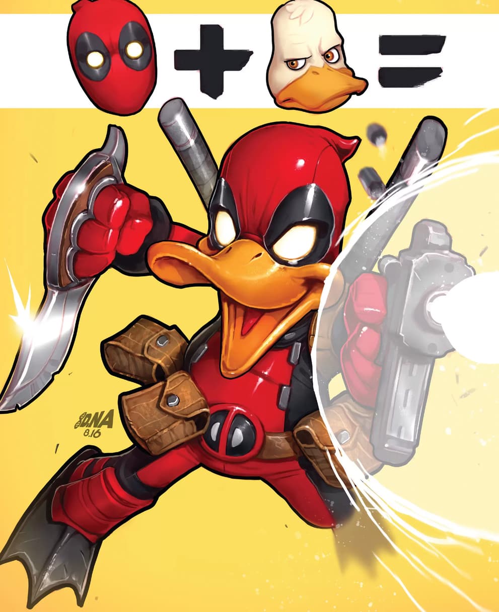 DEADPOOL THE DUCK (2017) #1 cover by David Nakayama