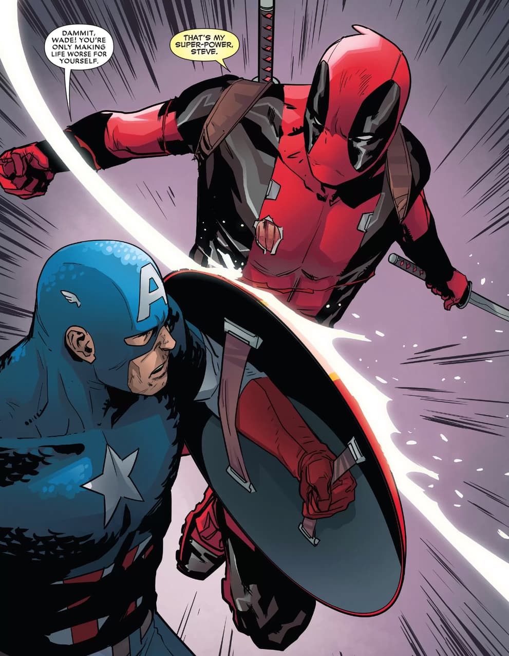 DESPICABLE DEADPOOL (2017) #296 artwork by Matteo Lolli and Ruth Redmond