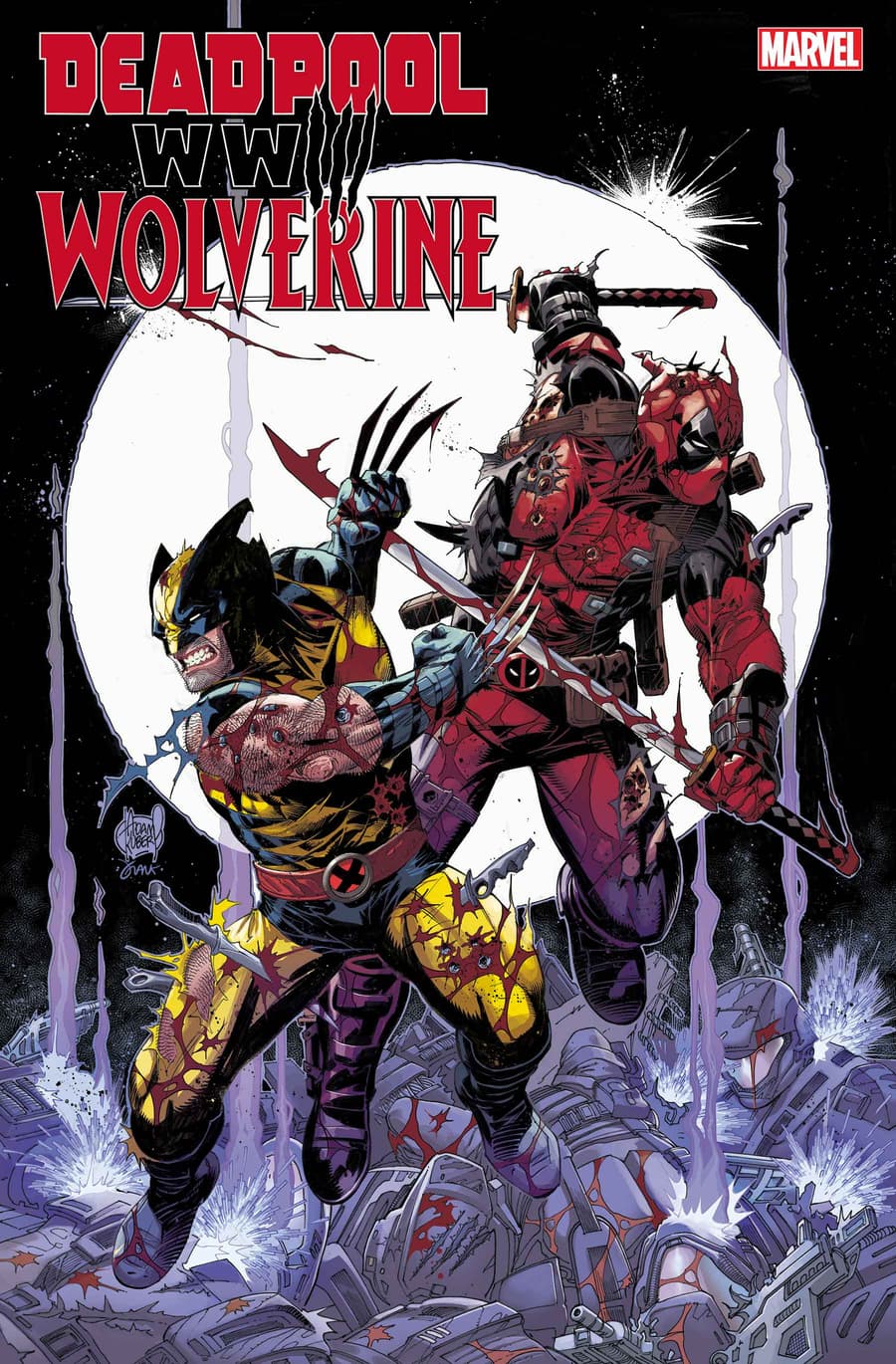 DEADPOOL & WOLVERINE: WWIII (2024) #1 cover by Adam Kubert