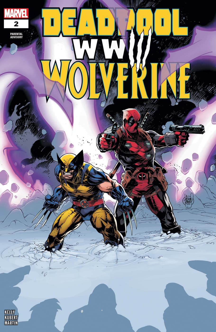 DEADPOOL & WOLVERINE: WWIII (2024) #2 cover by Adam Kubert