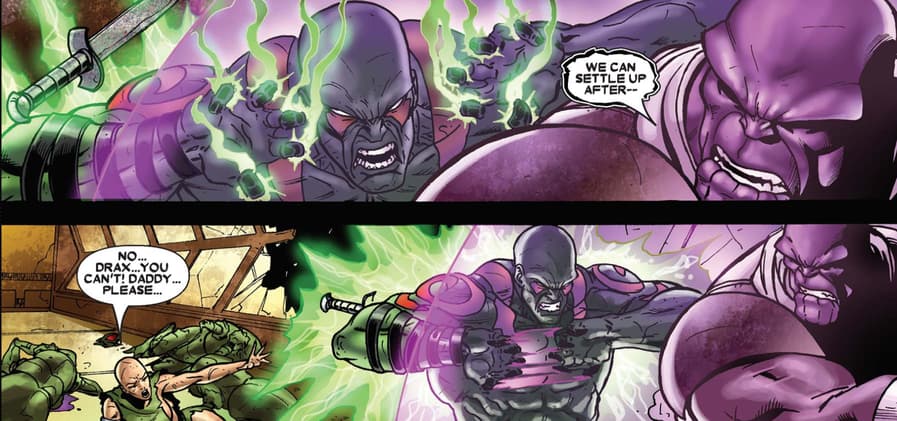Thanos Death by Drax