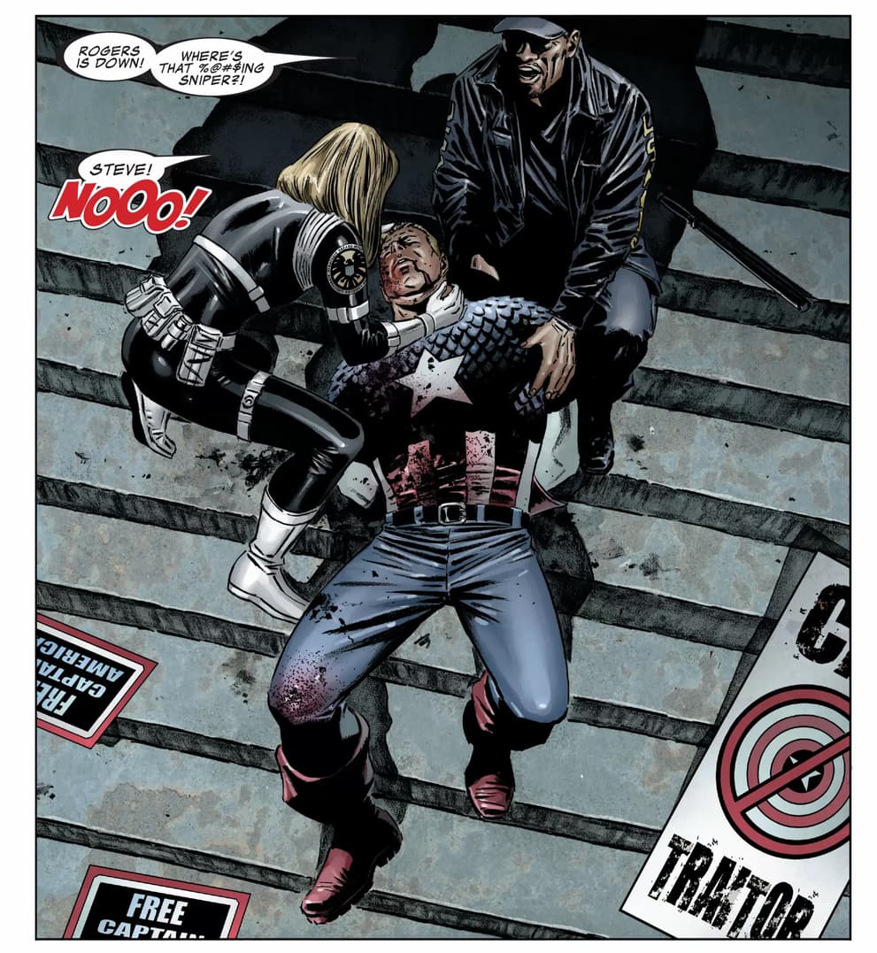 CAPTAIN AMERICA (2004) #25 artwork by Steve Epting and Frank D'Armata