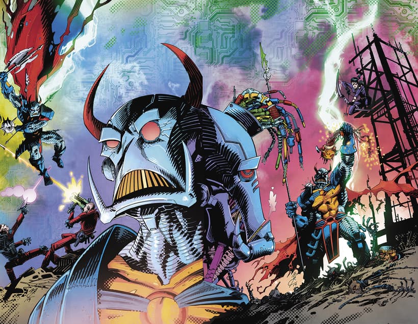 Death's Head art by John McCrea and Mike Spicer