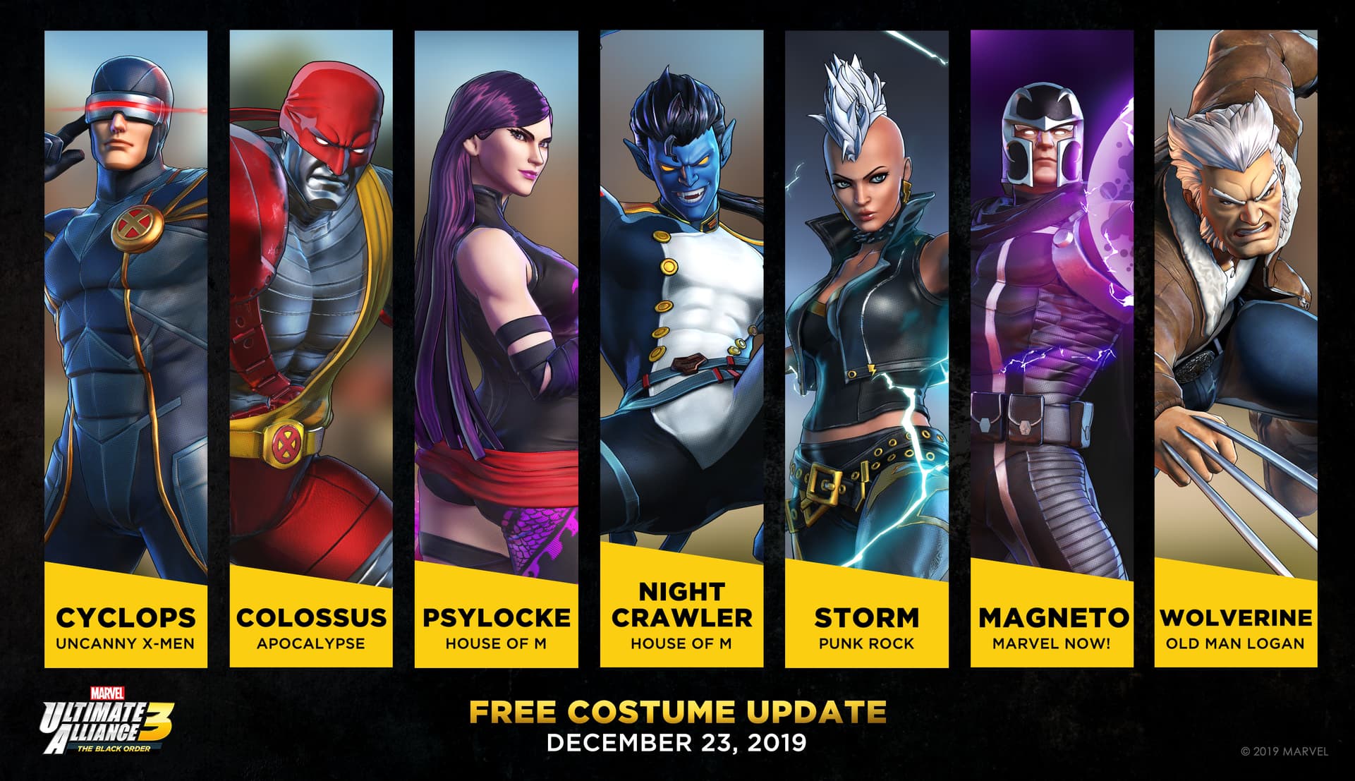 Download the X-Men DLC For 'MARVEL ULTIMATE ALLIANCE 3: The Black Order'  Now