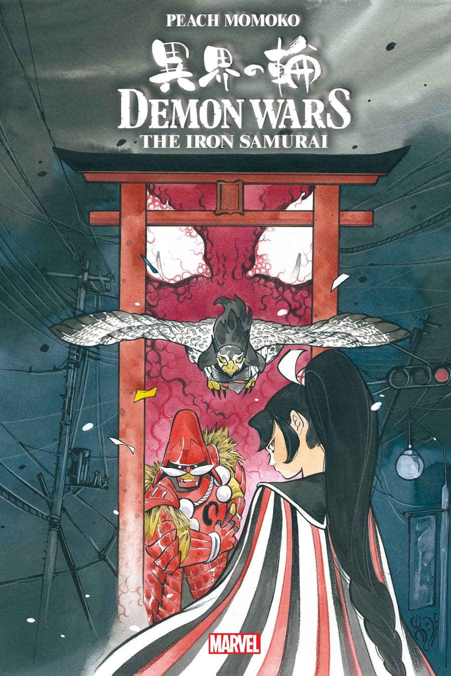 Demon Wars: The Iron Samurai #1 cover by Peach Momoko