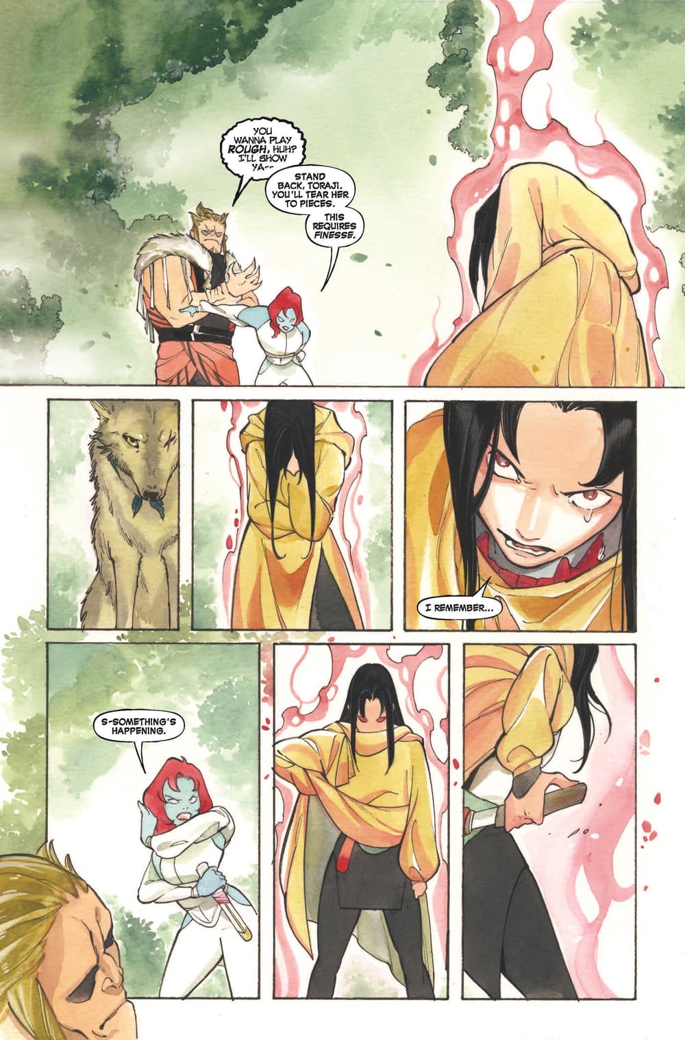 DEMON DAYS: CURSED WEB #1 preview pages by Peach Momoko