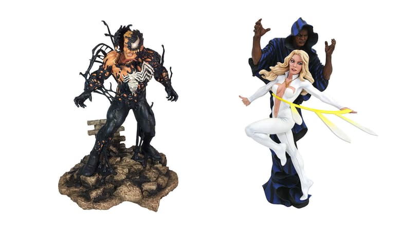 Diamond Select Toys Marvel Gallery Venom Comic 9 Inch PVC Diorama Figure  black