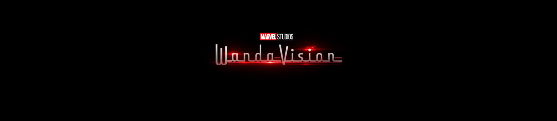 WandaVision TV Show Season 1 Logo On Black