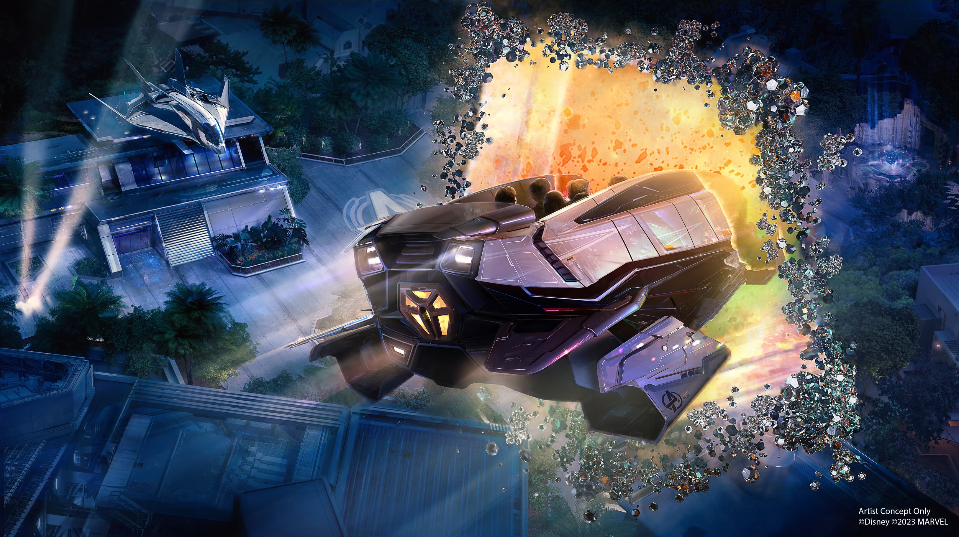New Ride Vehicle Revealed for Upcoming Avengers Campus Attraction | Marvel