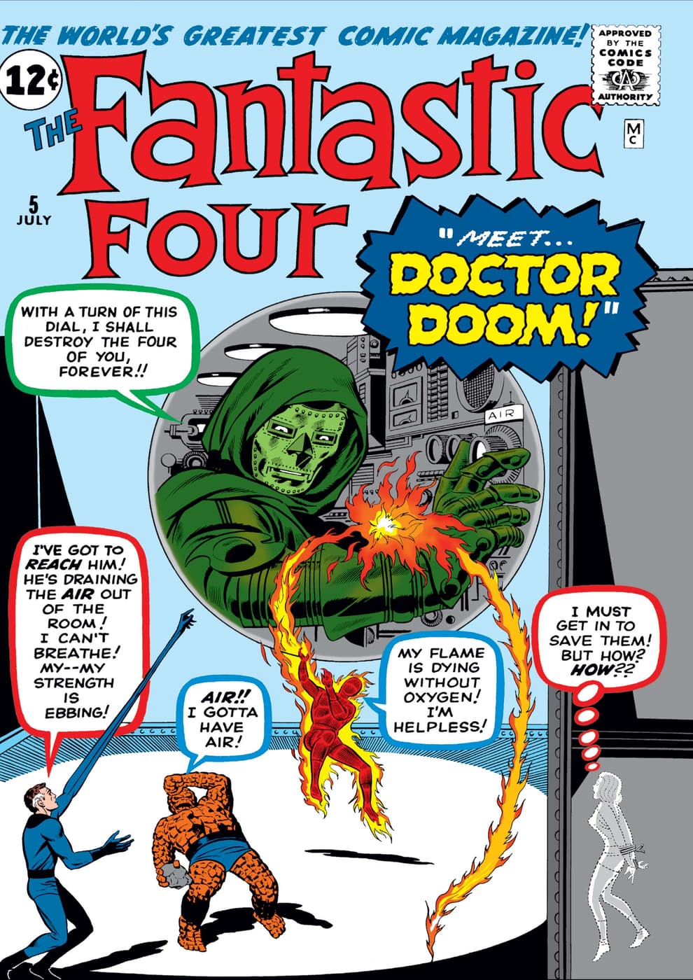 FANTASTIC FOUR (1961) #5 Doctor Doom