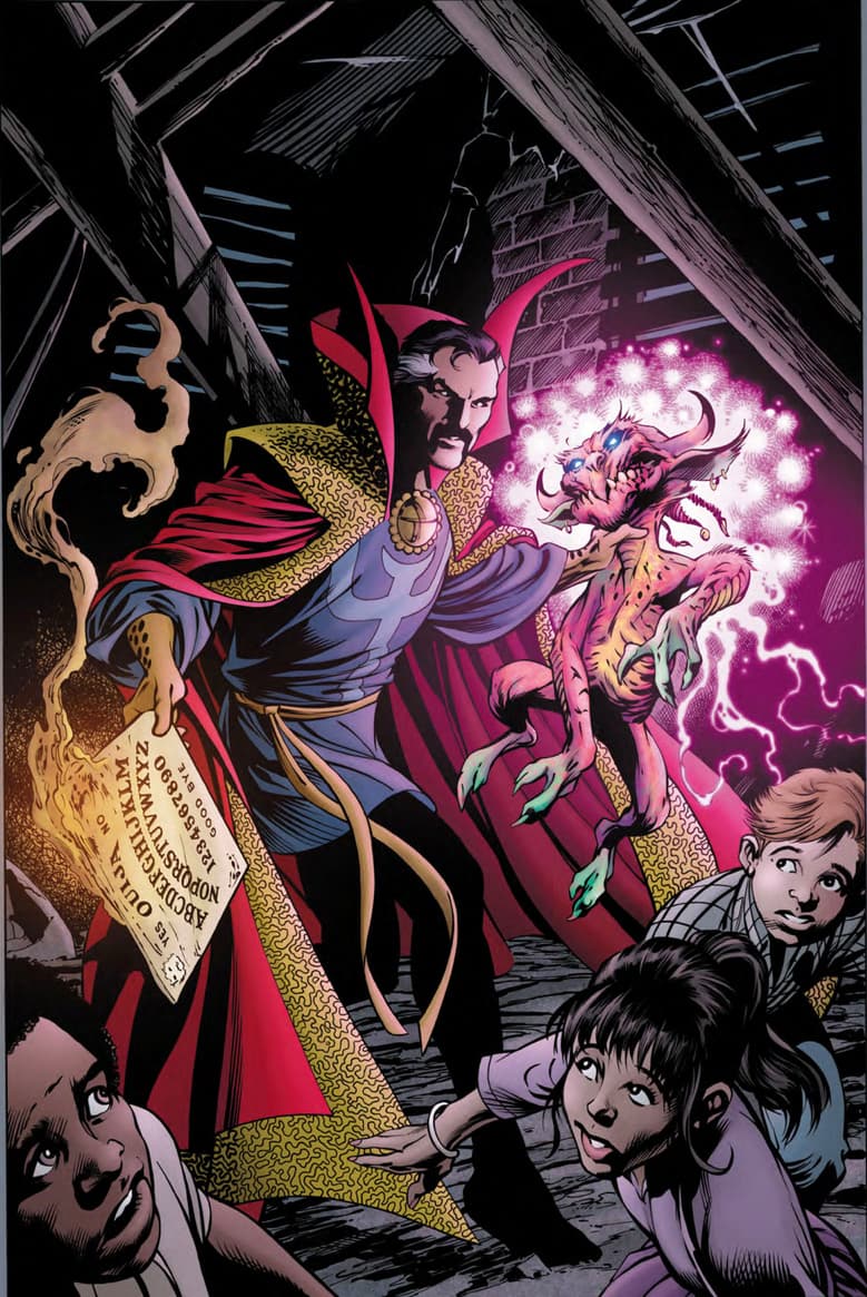 DOCTOR STRANGE #18 by Alan Davis (pencils), Mark Farmer (inks), and Matt Hollingsworth (colors)