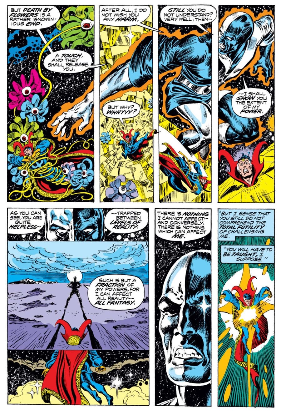 DOCTOR STRANGE (1974) #28 page by Roger Stern and Tom Sutton