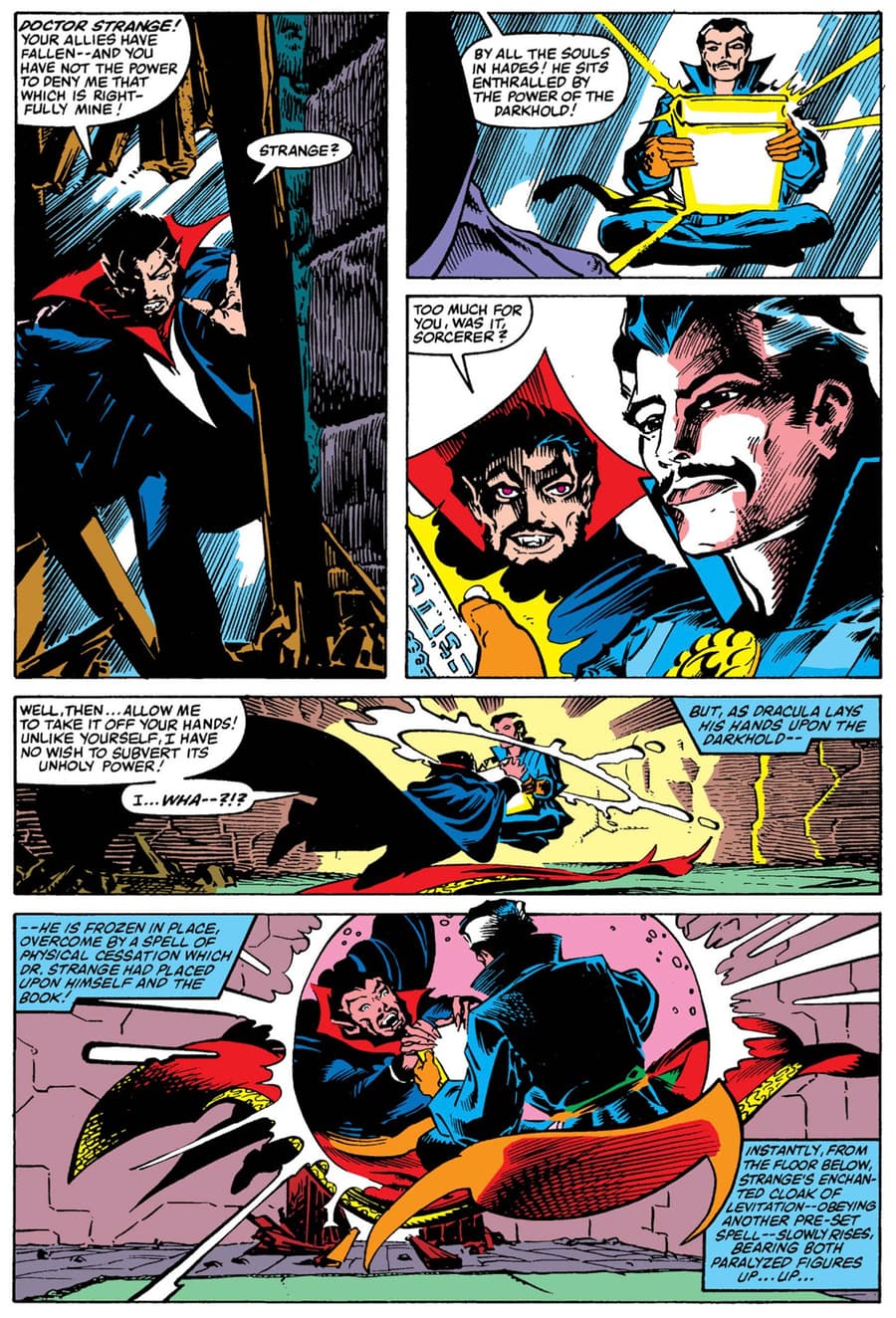 DOCTOR STRANGE (1974) #62 page by Roger Stern and Steve Leialoha