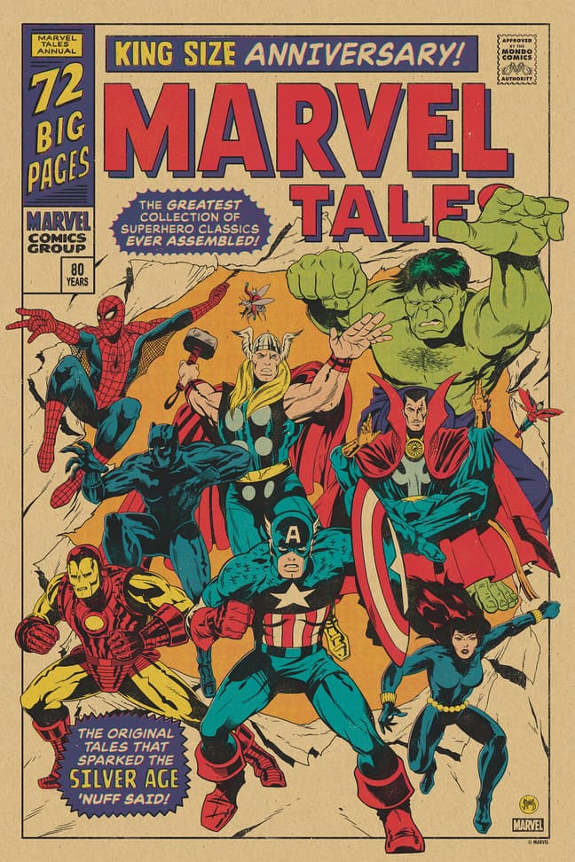Marvel Mondo Poster - Johnny Dombrowski