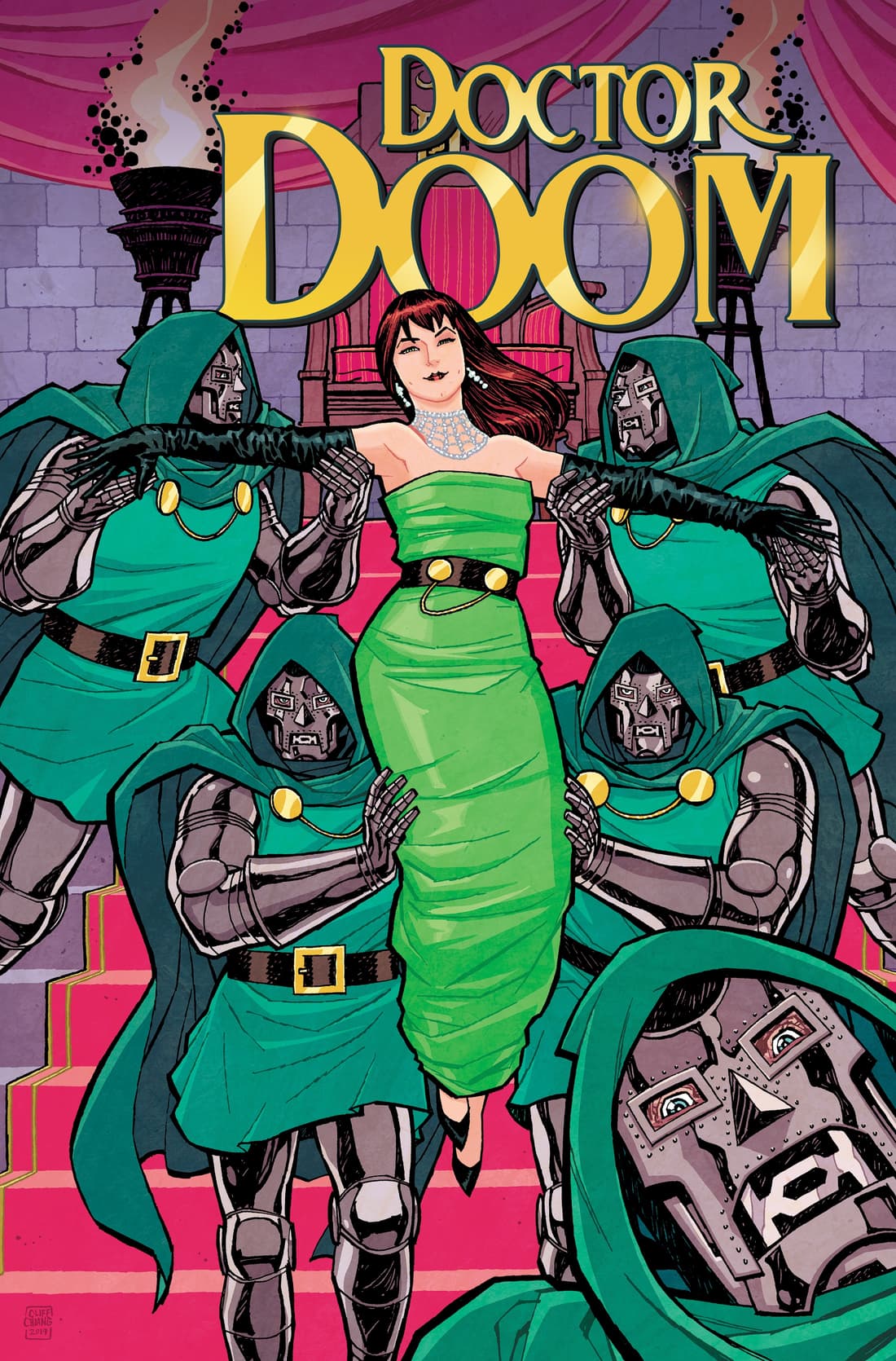DOCTOR DOOM #1 variant art by Cliff Chiang 