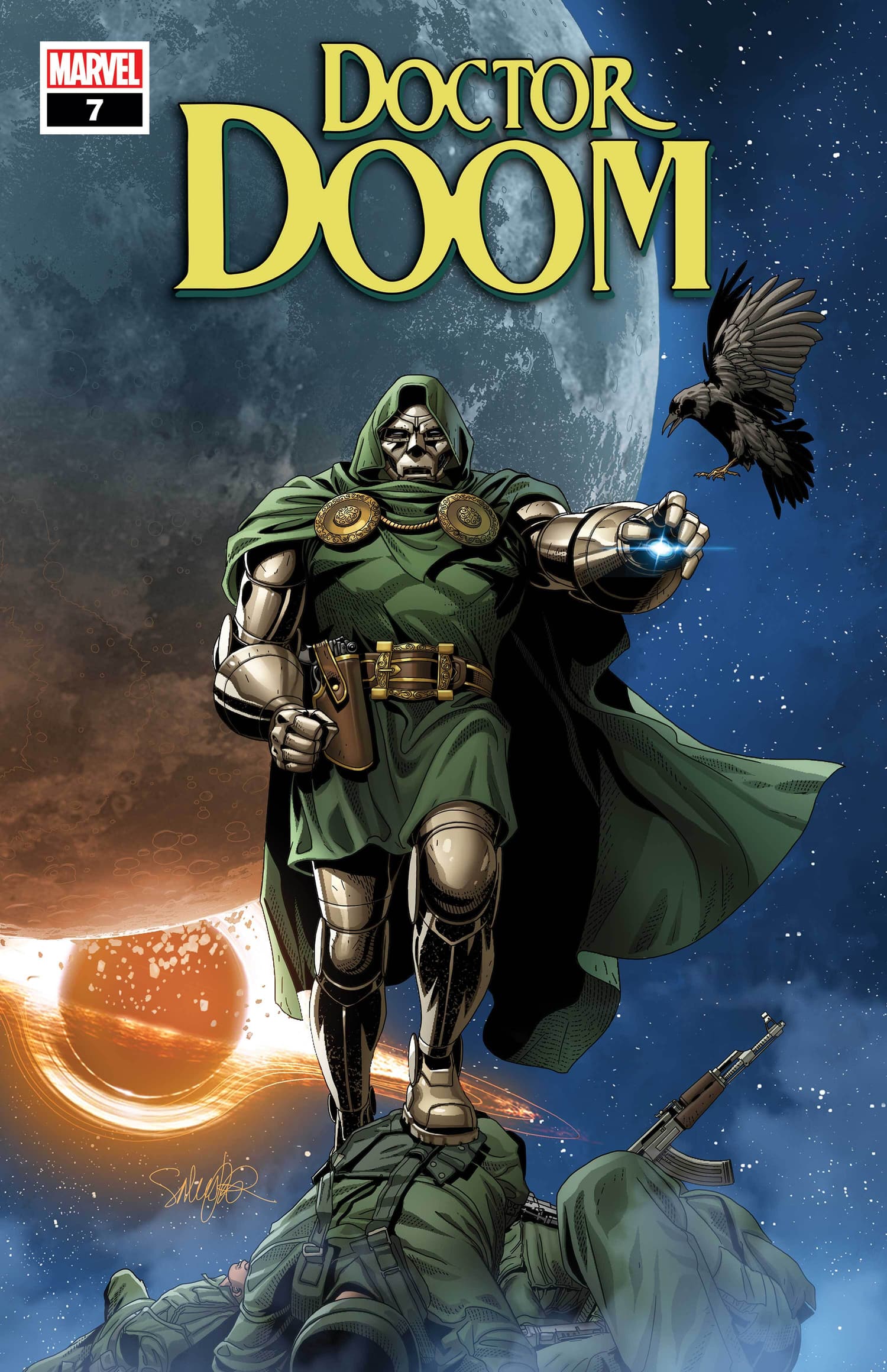 DOCTOR DOOM #7 WRITTEN BY CHRISTOPHER CANTWELL, ART AND COVER BY SALVADOR LARROCA