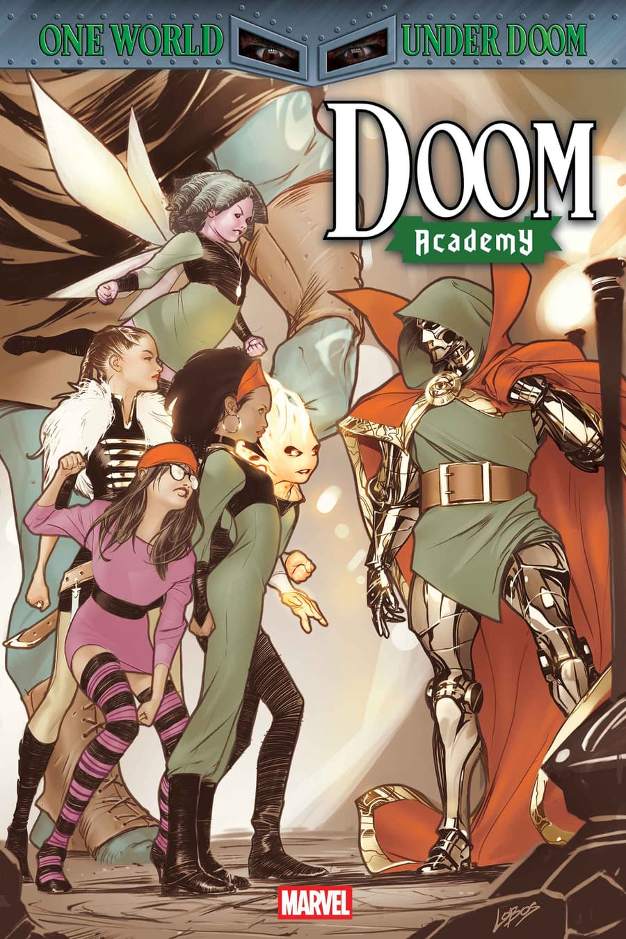  DOOM ACADEMY #5 Capa por PABLO VILLALOBOS