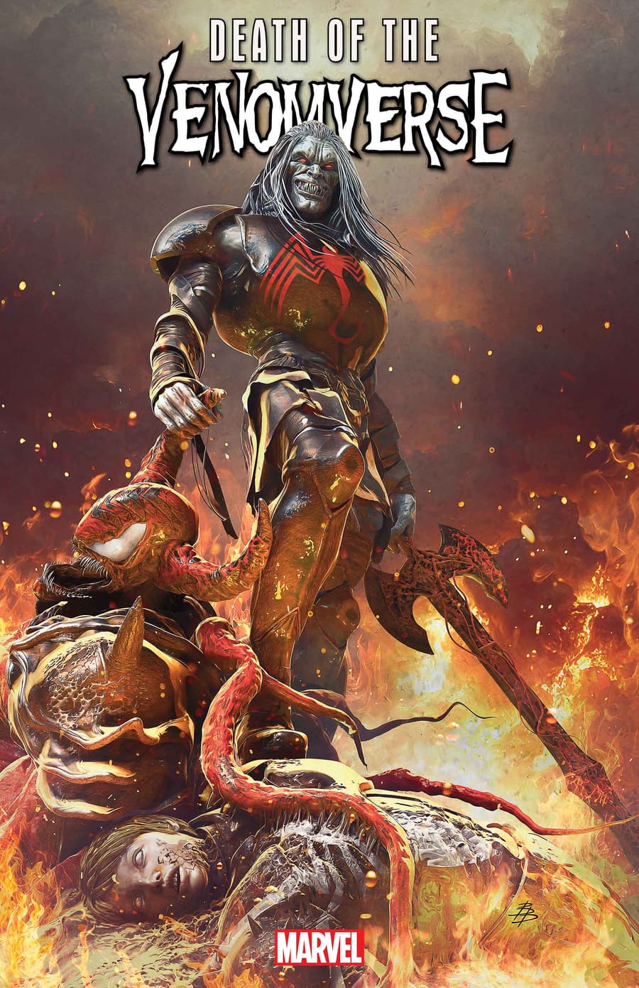 DEATH OF THE VENOMVERSE #5 Cover by BJÖRN BARENDS