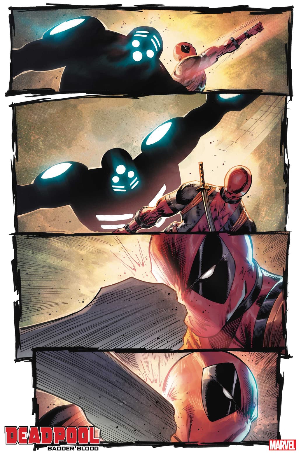 DEADPOOL: BADDER BLOOD #1 interior artwork by Rob Liefeld